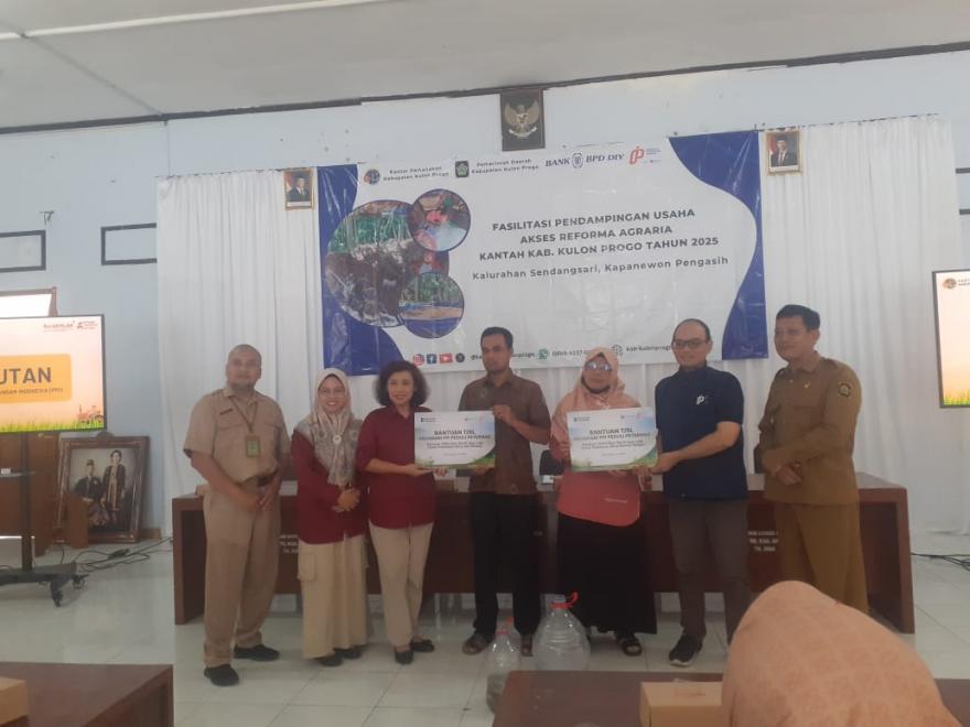 BPN Kulon Progo Fasilitasi Pendampingan Usaha Akses Reforma Agraria kepada Pokdakan